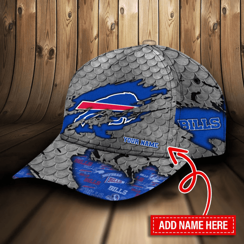Buffalo Bills Personalized Classic Cap Side View