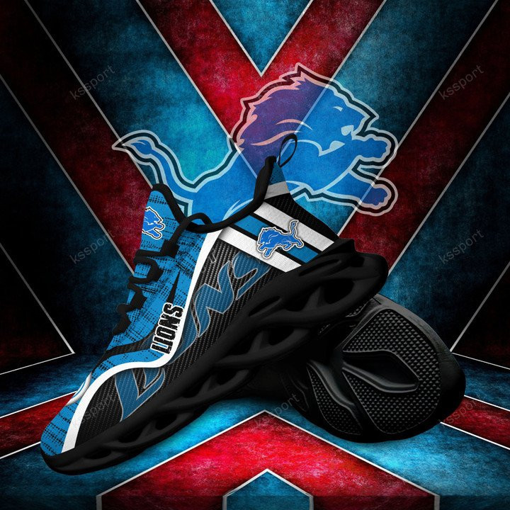 Detroit Lions Yezy Running Sneakers Lifestyle
