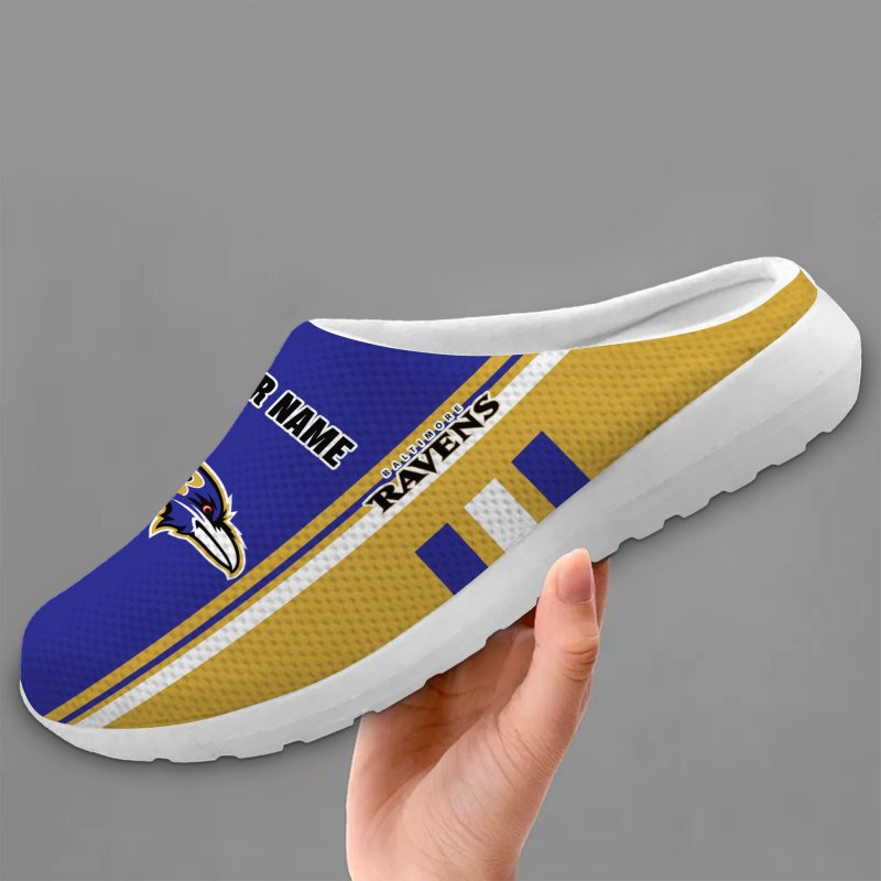 Comfortable and Durable Baltimore Ravens Slip-on Shoes