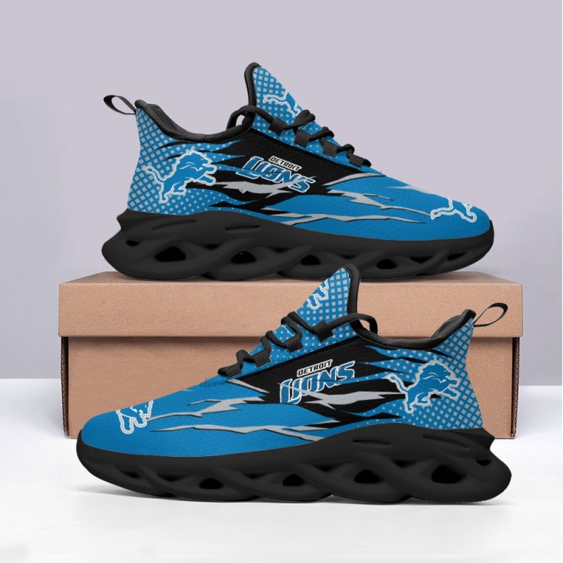 Detroit Lions Yezy Running Sneakers