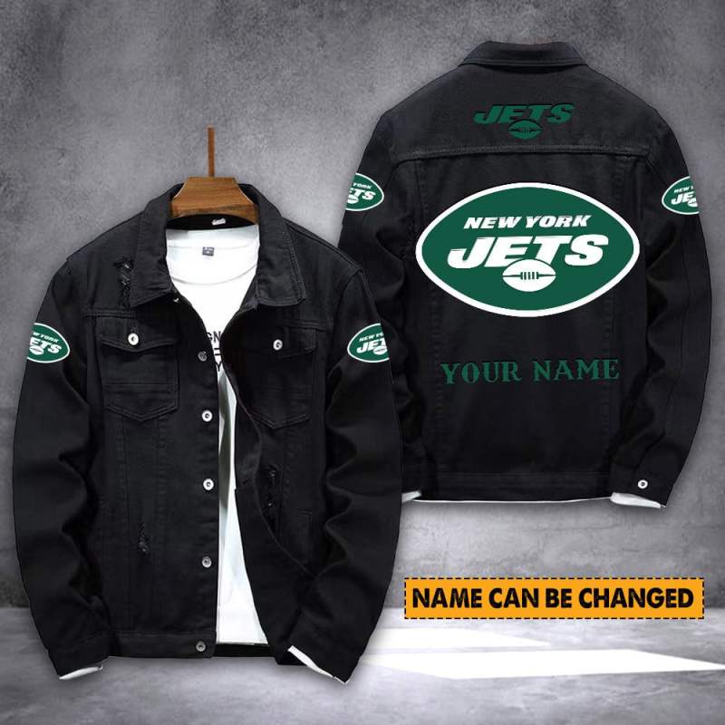 New York Jets Denim Jacket Interior