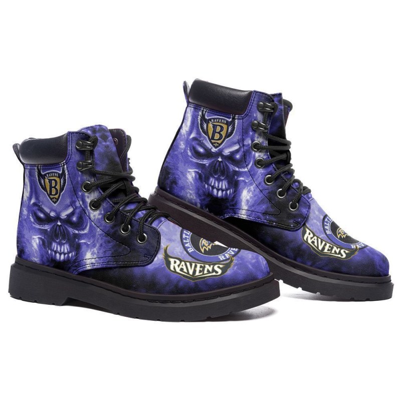 Baltimore Ravens fan boots