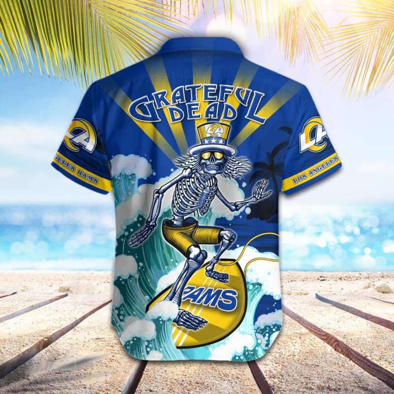 Los Angeles Rams Button Shirt Side