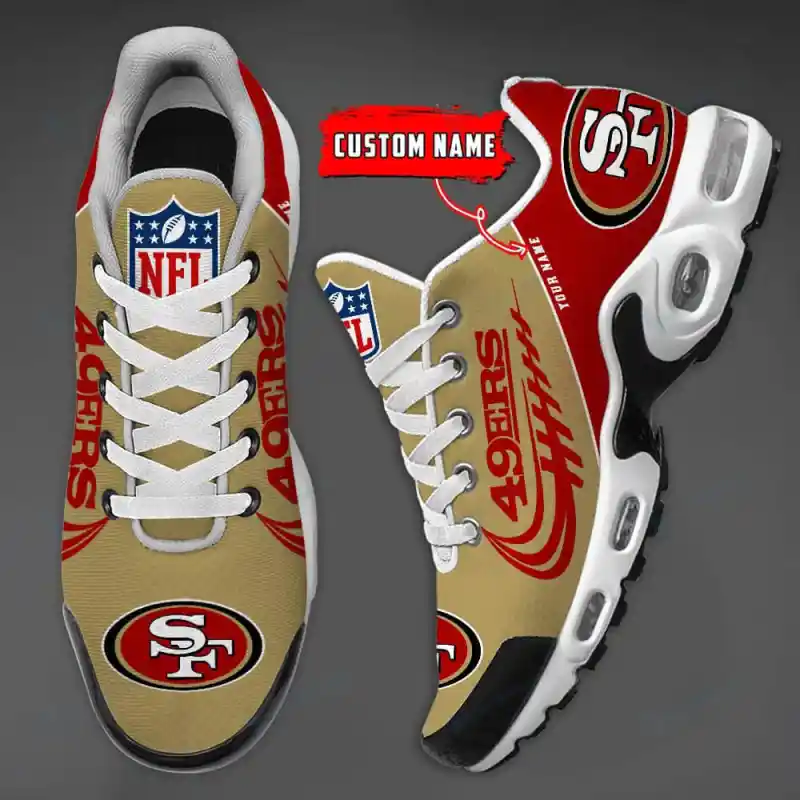 San Francisco 49ers Personalized Plus T-N Youth Sneakers BG28