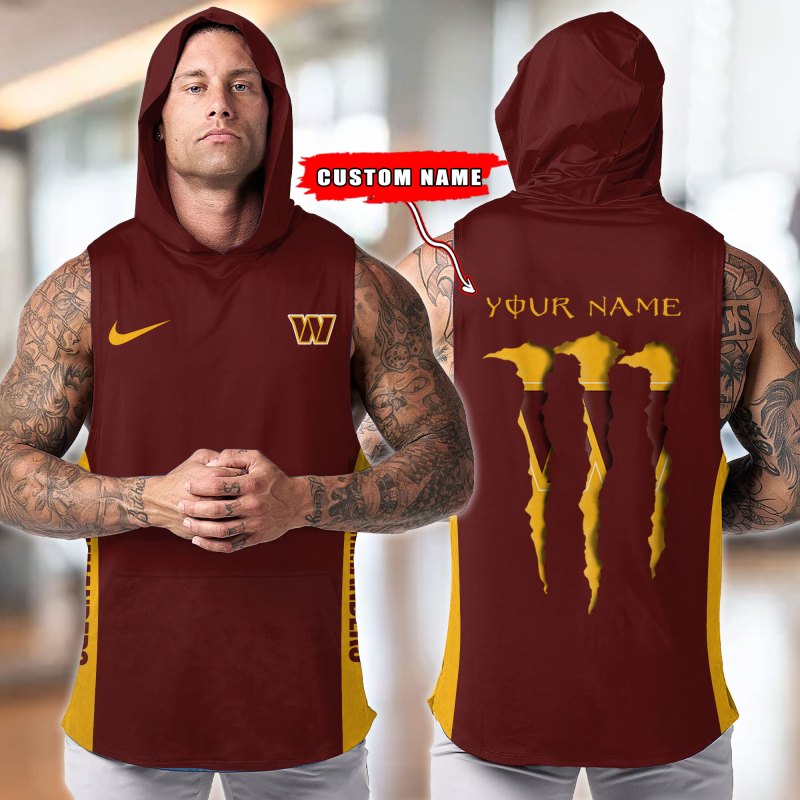Side View of Washington Commanders Workout Tank