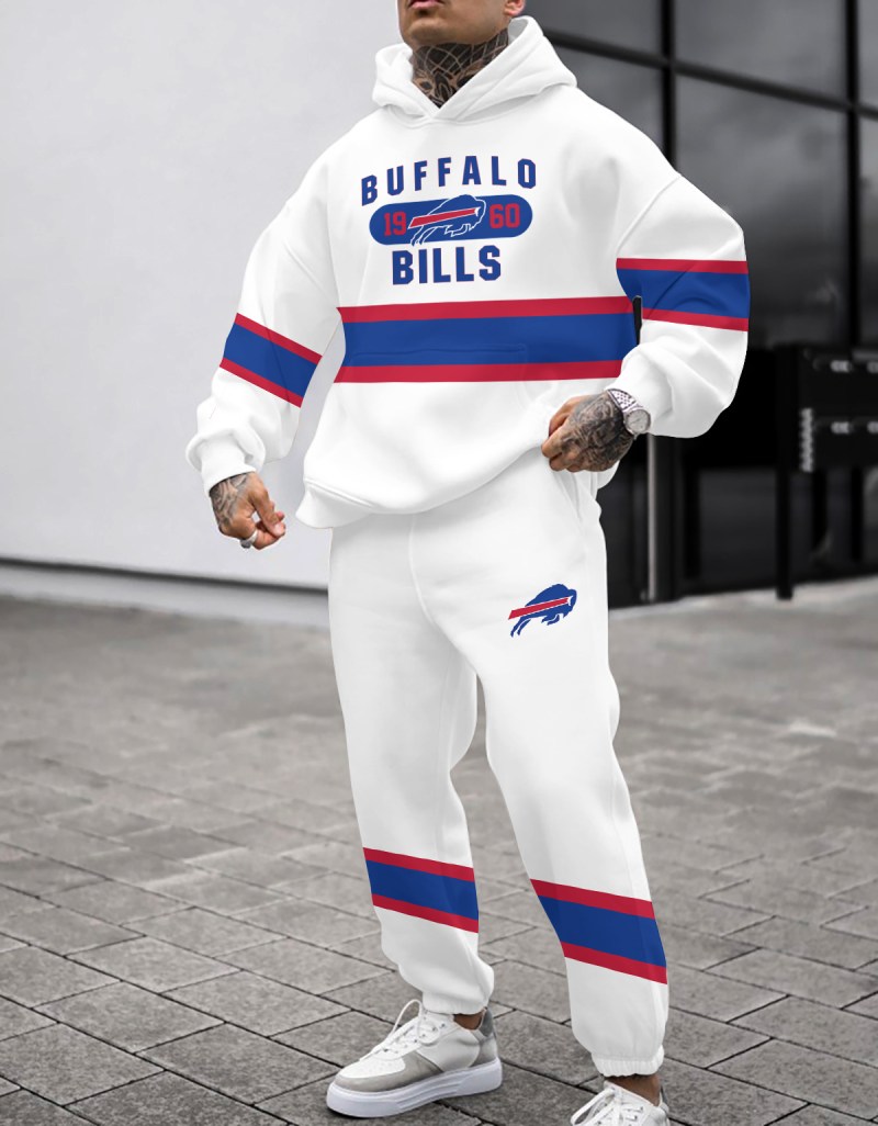Buffalo Bills Combo Pullover Hoodie and Sweatpants Image 1
