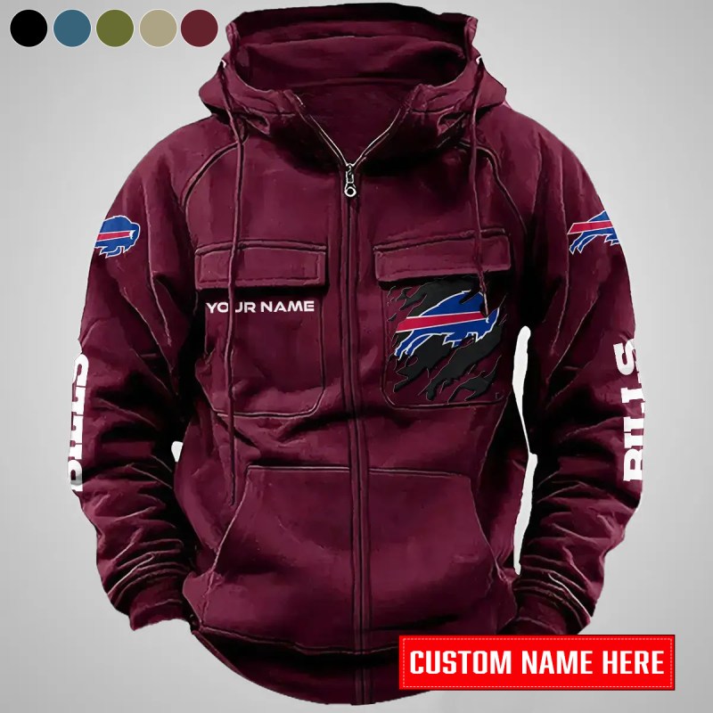 Buffalo Bills Red Hoodie