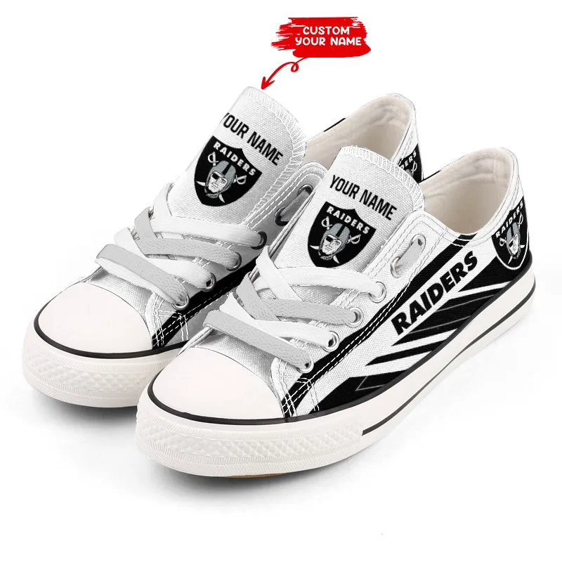 Las Vegas Raiders Personalized New Low Top Sneakers