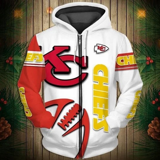 Kansas City Chiefs Limited Edition All Over Print Zip Up Hoodie