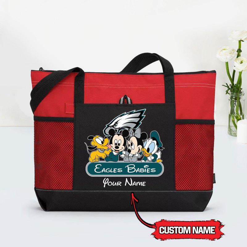 Philadelphia Eagles Tote Bag Red
