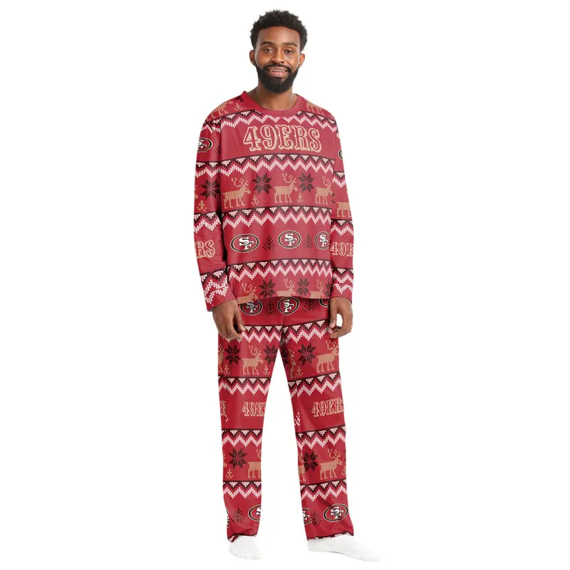 San Francisco 49ers Family Holiday Pajamas Image 2