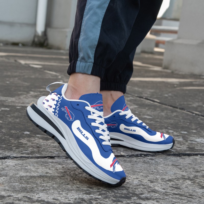 Buffalo Bills Sport Running HF Sneakers Top View