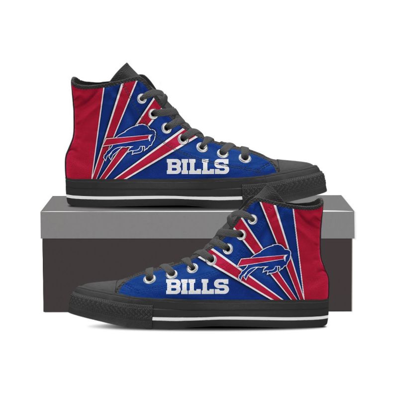 Buffalo Bills High Top Shoes Back View
