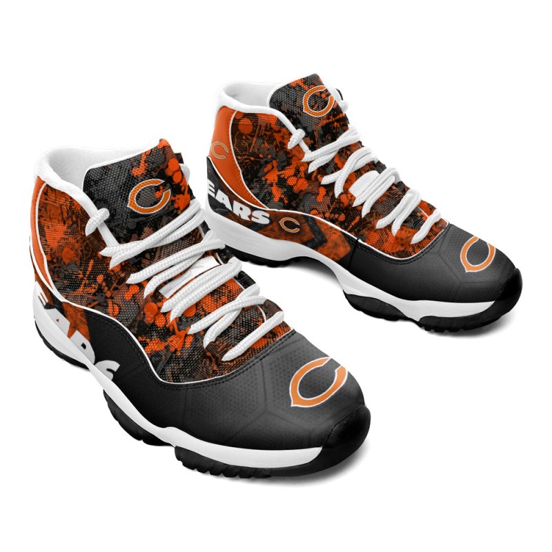 Chicago Bears AJD11 Sneakers Back View