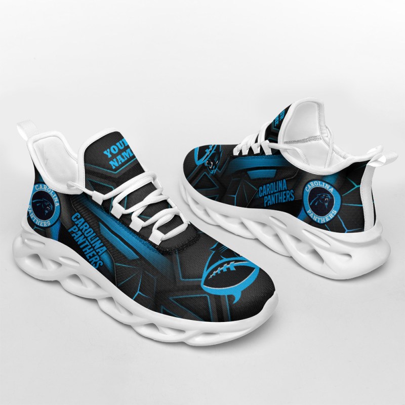Carolina Panthers Yezy Running Sneakers