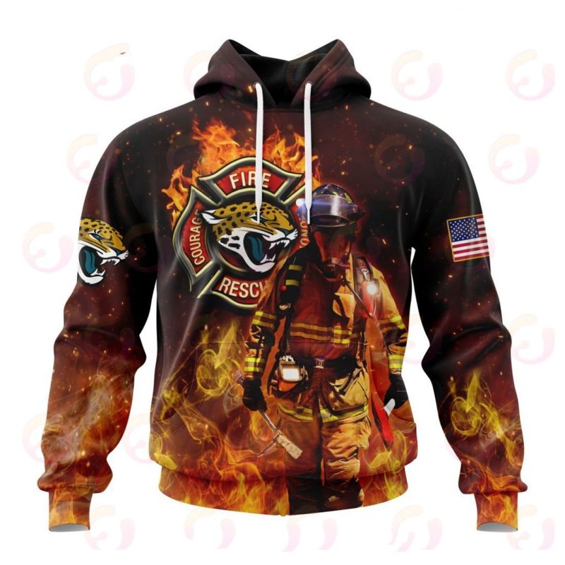 Jacksonville Jaguars Firefighters Hoodie 1