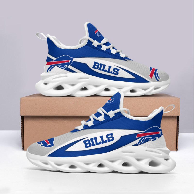 Buffalo Bills Yezy Running Sneakers - Side View