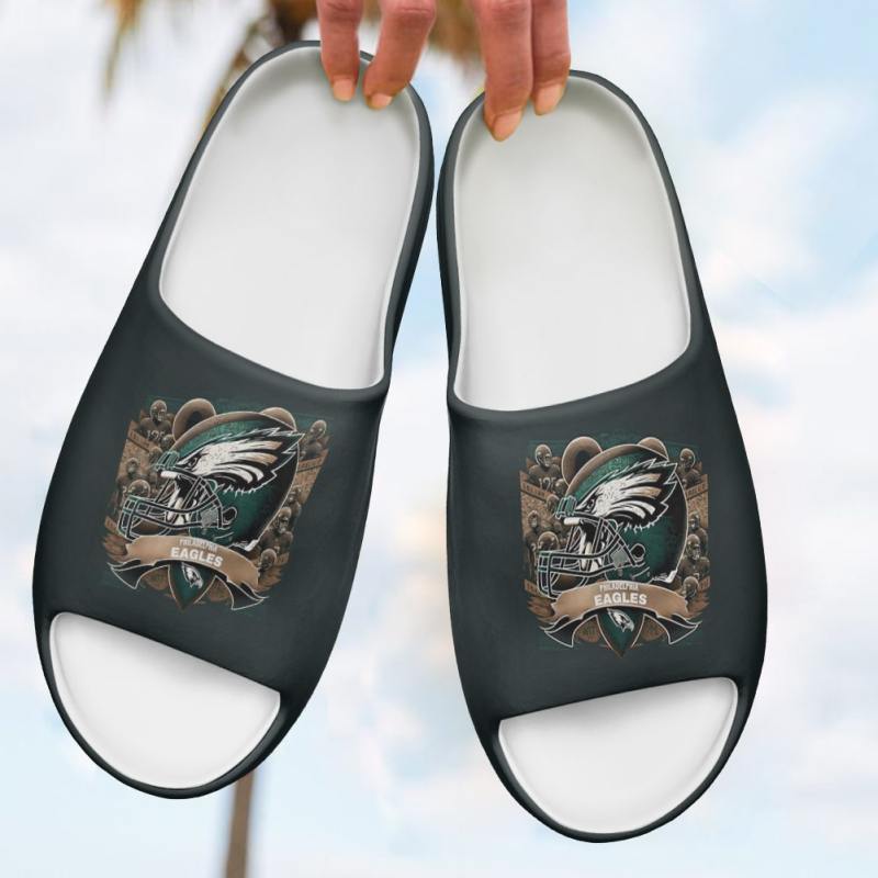 Philadelphia Eagles Yeezy Slippers