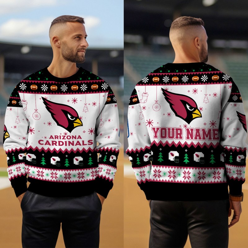 Arizona Cardinals Ugly Christmas Sweater Image 2
