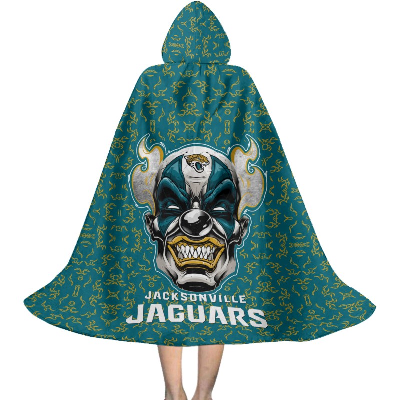 Jacksonville Jaguars Halloween Cloak Back View