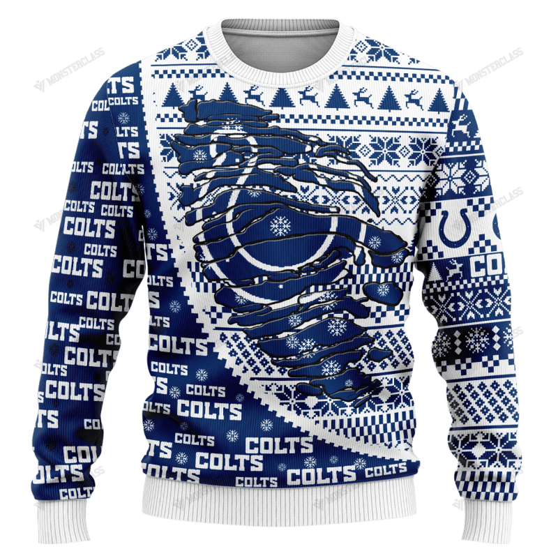 Indianapolis Colts Woolen Sweater Close-Up