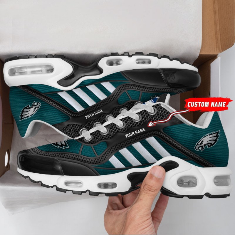 Philadelphia Eagles Personalized Plus T-N Youth Sneakers