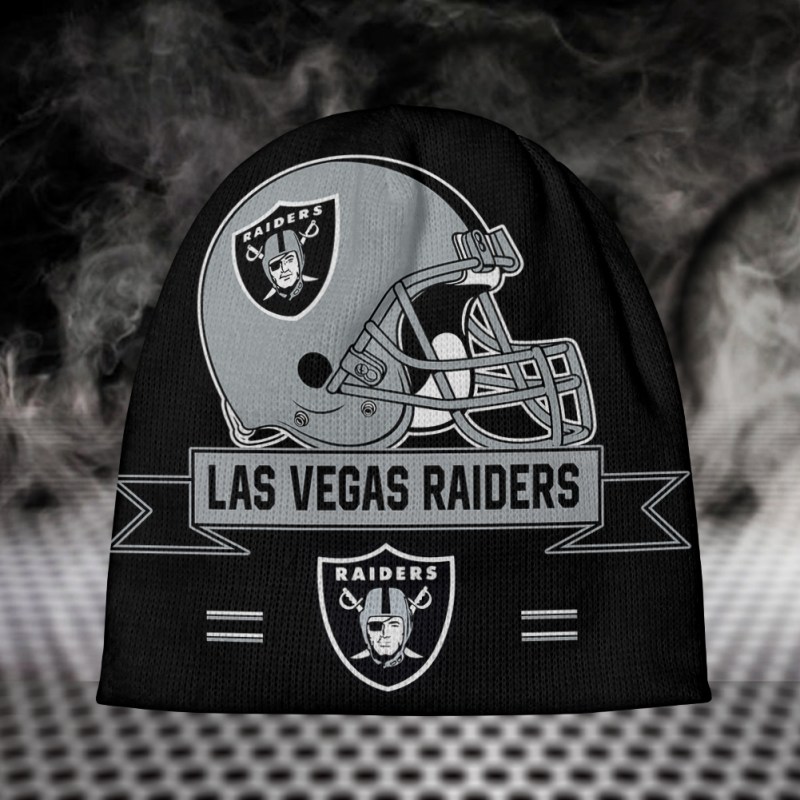 Las Vegas Raiders Personalized Wool Beanie - Image 2