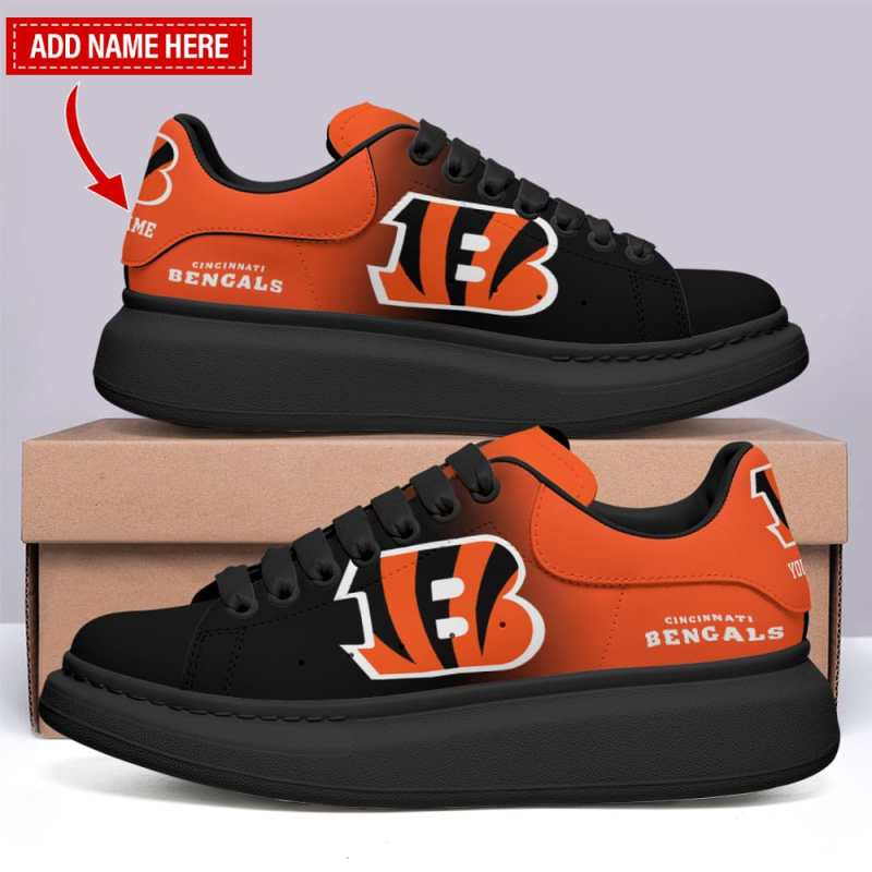Personalized MQ Sneakers for Bengals Fans