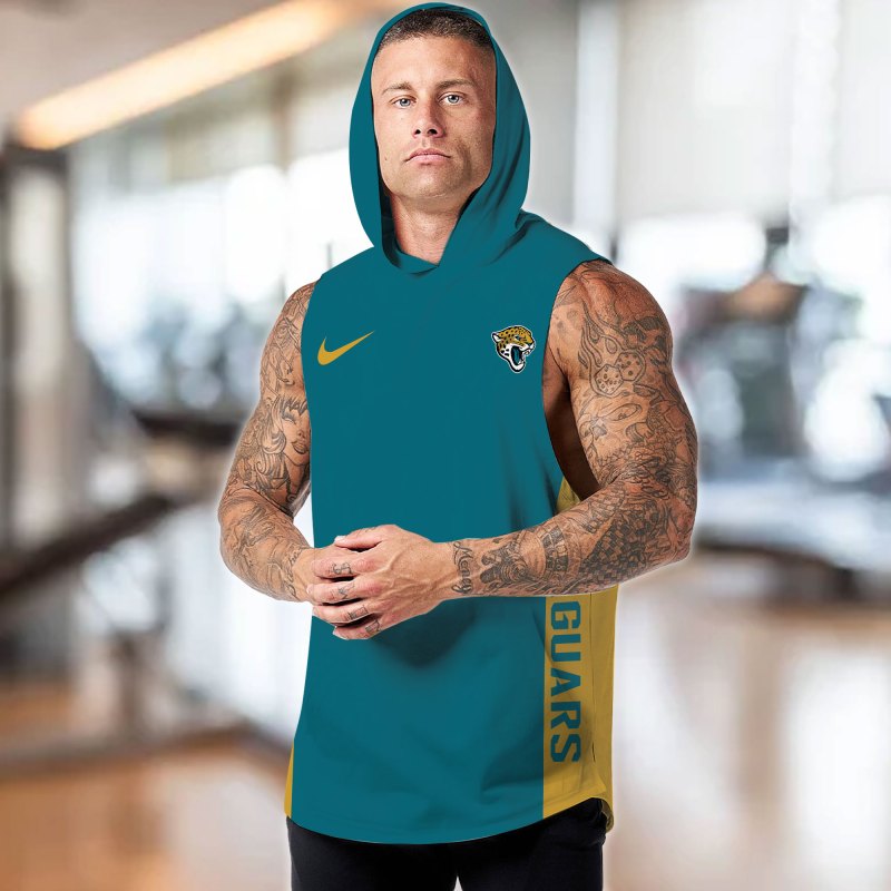 Jacksonville Jaguars Tank Top White Front