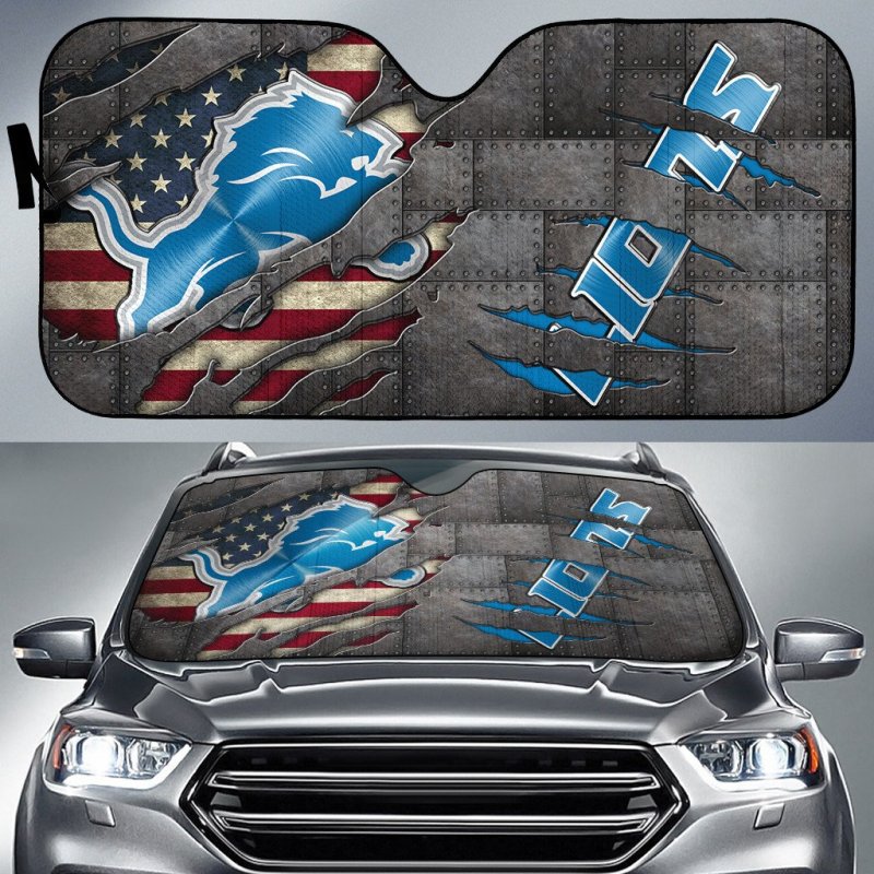 Detroit Lions Auto Sun Shade