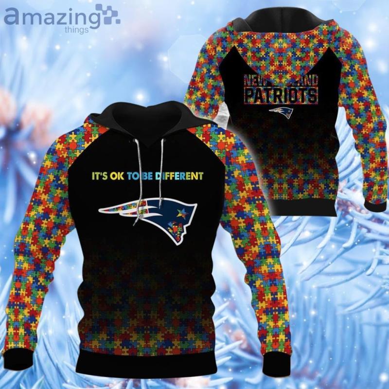 New England Patriots All Over Printed Hoodie