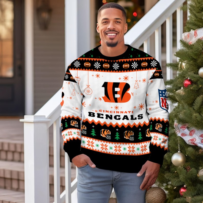 Cincinnati Bengals Premium Ugly Christmas Sweater