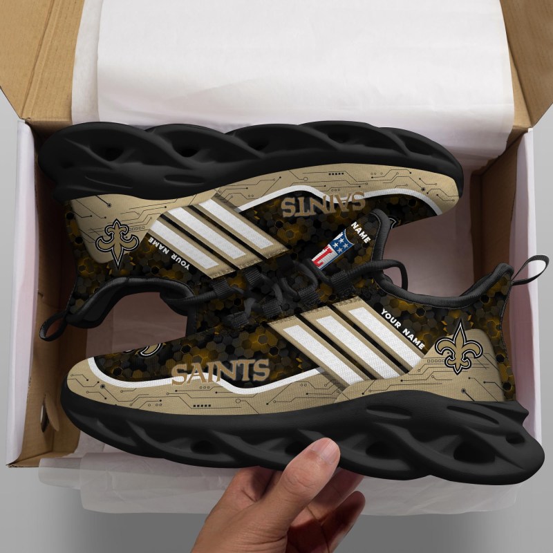 New Orleans Saints Personalized Yeezy Running Sneakers