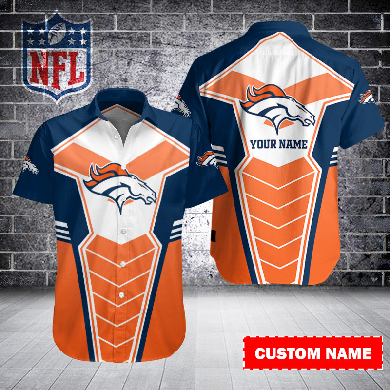 Sizing Chart for Denver Broncos Button Shirt