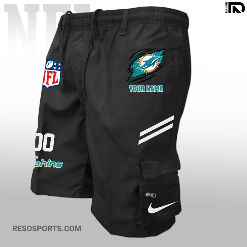 Miami Dolphins Multi-Pockets Man Shorts