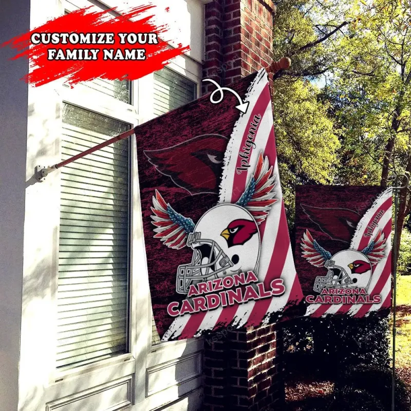 Arizona Cardinals Personalized Flag 442