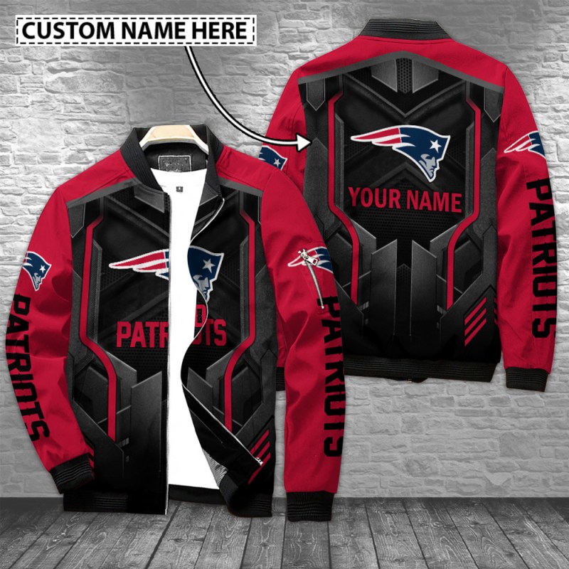 New England Patriots Personalized Bomber Jacket