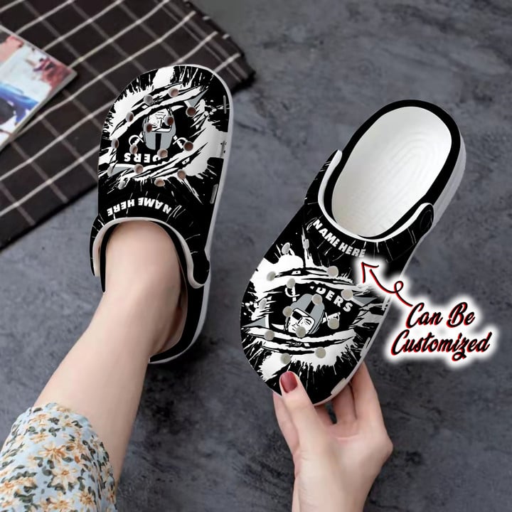 Las Vegas Raiders Personalized Limited Clog