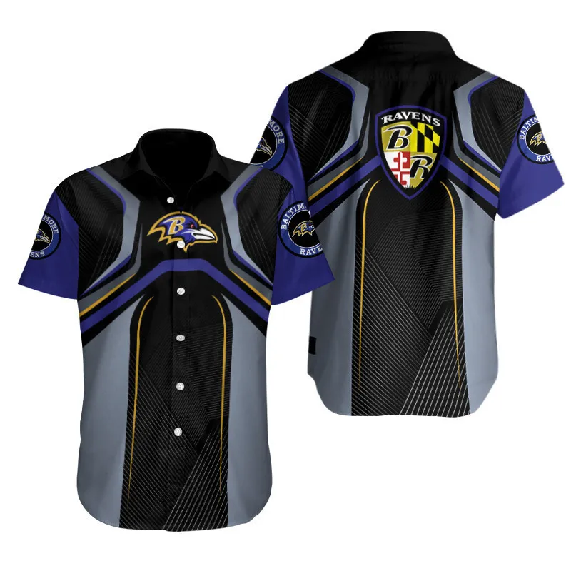 Baltimore Ravens Button Shirt Sizing Chart