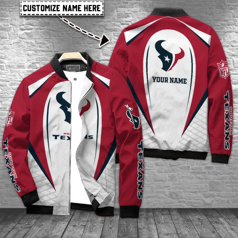 Houston Texans Personalized Bomber Jacket