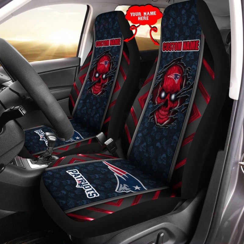New England Patriots Personalized Car Seat Covers