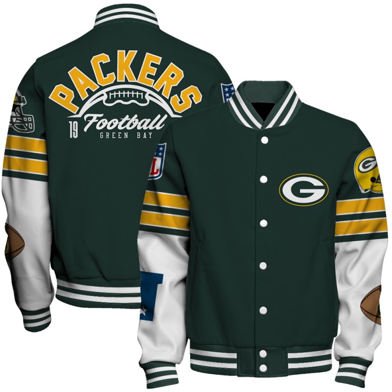 Green Bay Packers Varsity Jacket