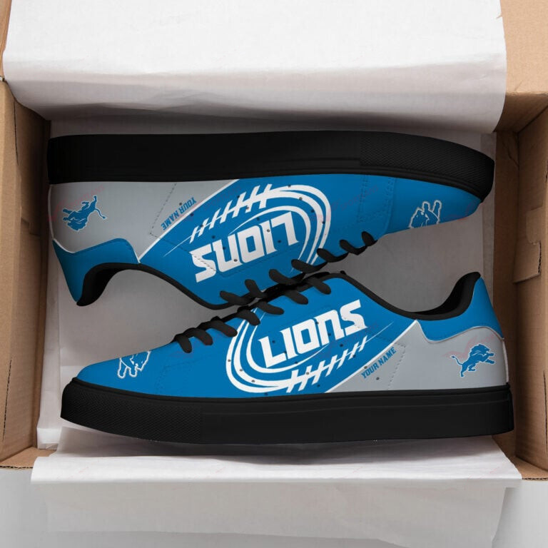 Detroit Lions Personalized SS Custom Sneakers - Image 3