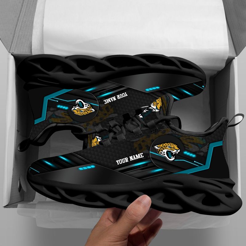 Jacksonville Jaguars Personalized Yezy Running Sneakers Image 1