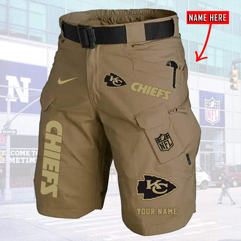 Kansas City Chiefs Front Pockets Men Shorts