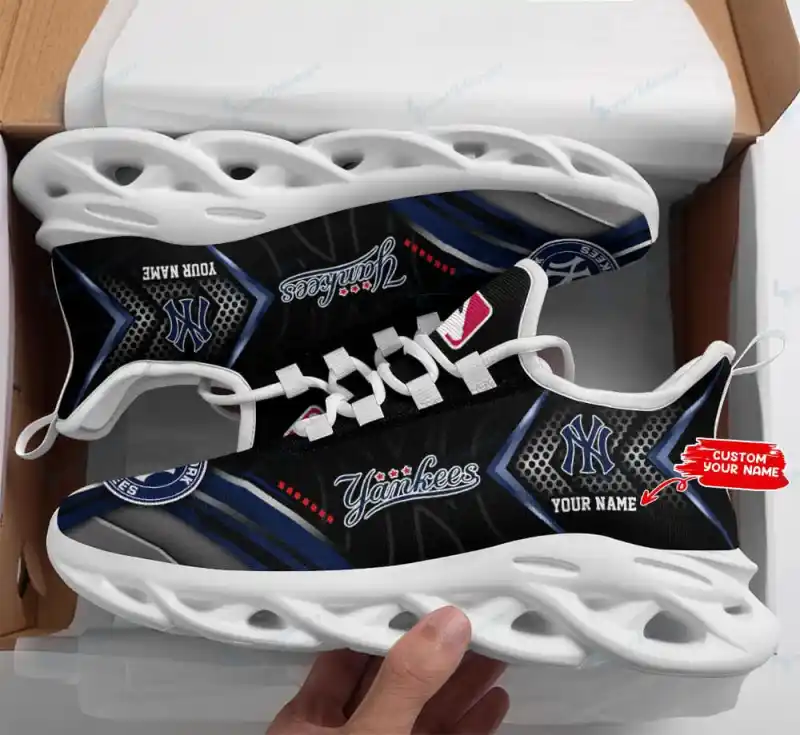 New York Yankees Personalized Yezy Running Sneakers 1