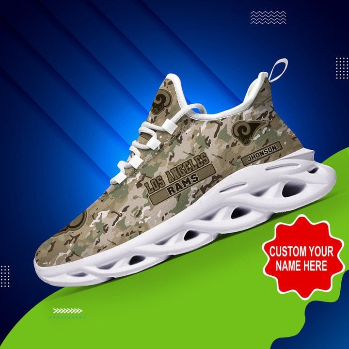 Los Angeles Rams Yezy Running Sneakers