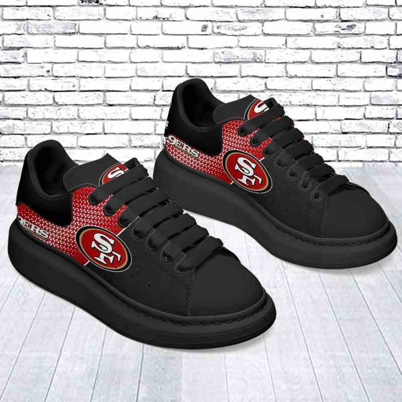 San Francisco 49ers MQ Sneakers - Black Color