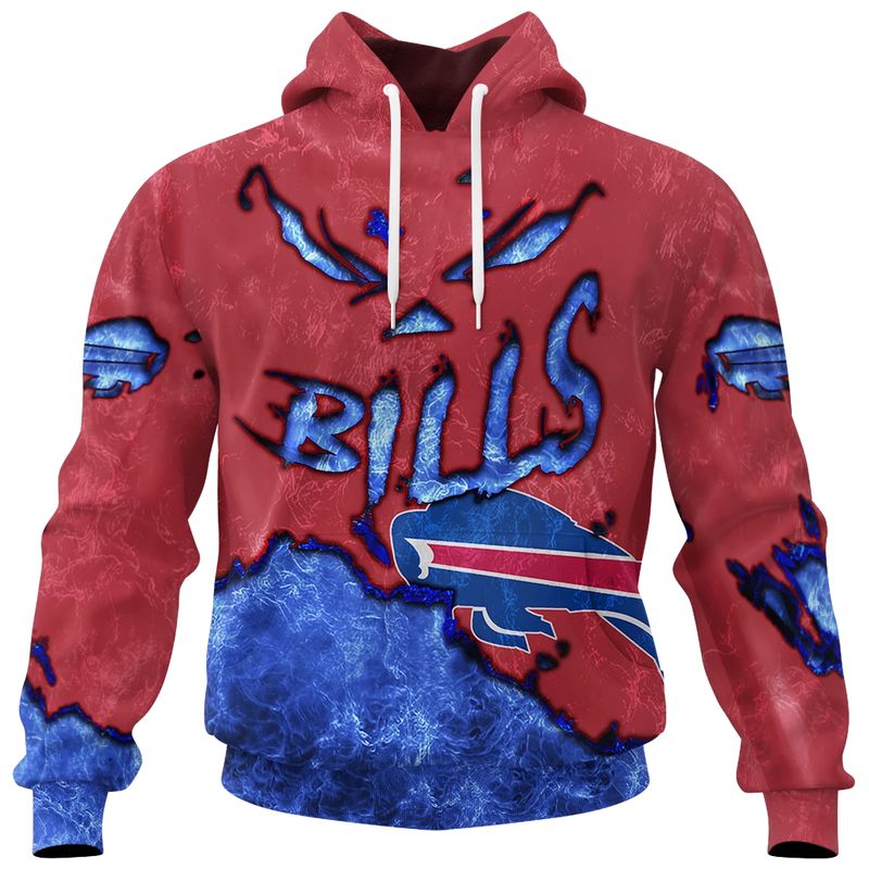 Buffalo Bills Jack O’ Lantern Halloween Collection Sweater