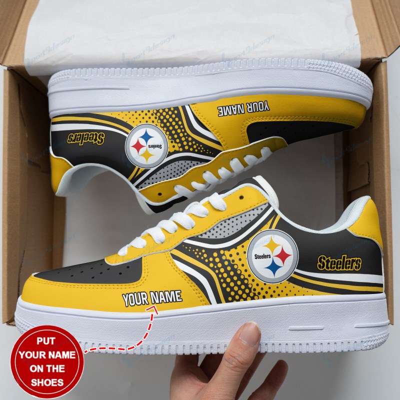Personalized Pittsburgh Steelers AF1 Shoes